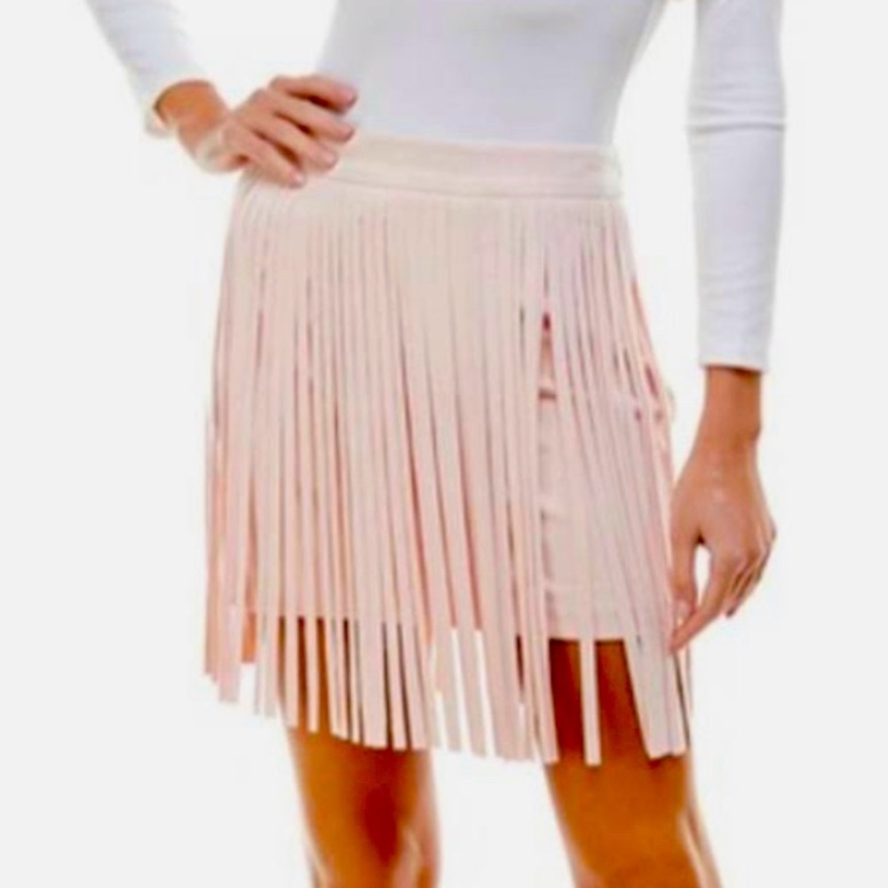 Fringe Miniskirt